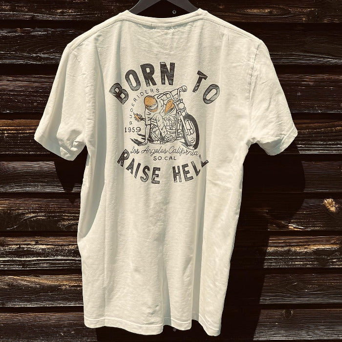 Rude Riders T-Shirt Uomo Born MoFa Lounge Künzelsau Hohenlohe Baden Württemberg 2