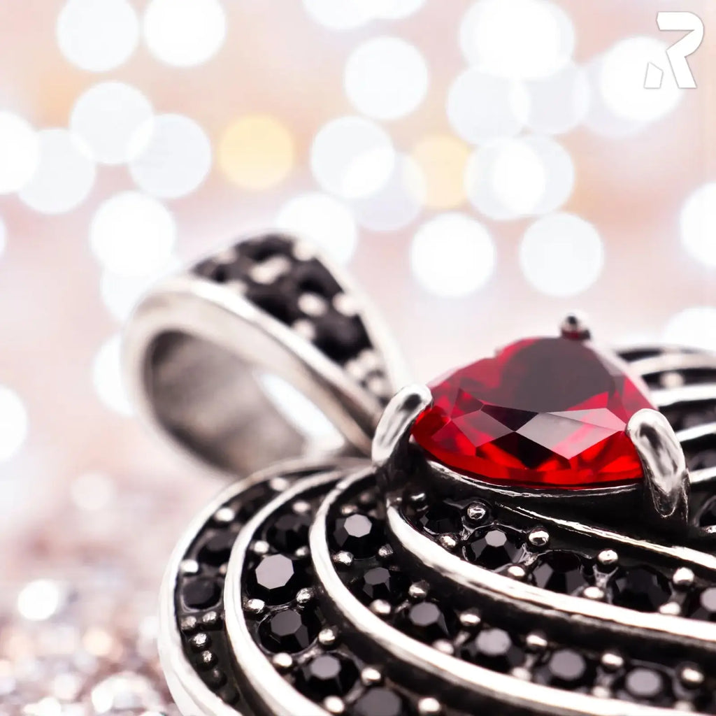 Rockyfy Heart Wing Red by Rockyfy – Edelstahl-Anhänger mit rotem Herzstein MoFa Lounge Künzelsau Hohenlohe Baden Württemberg 3