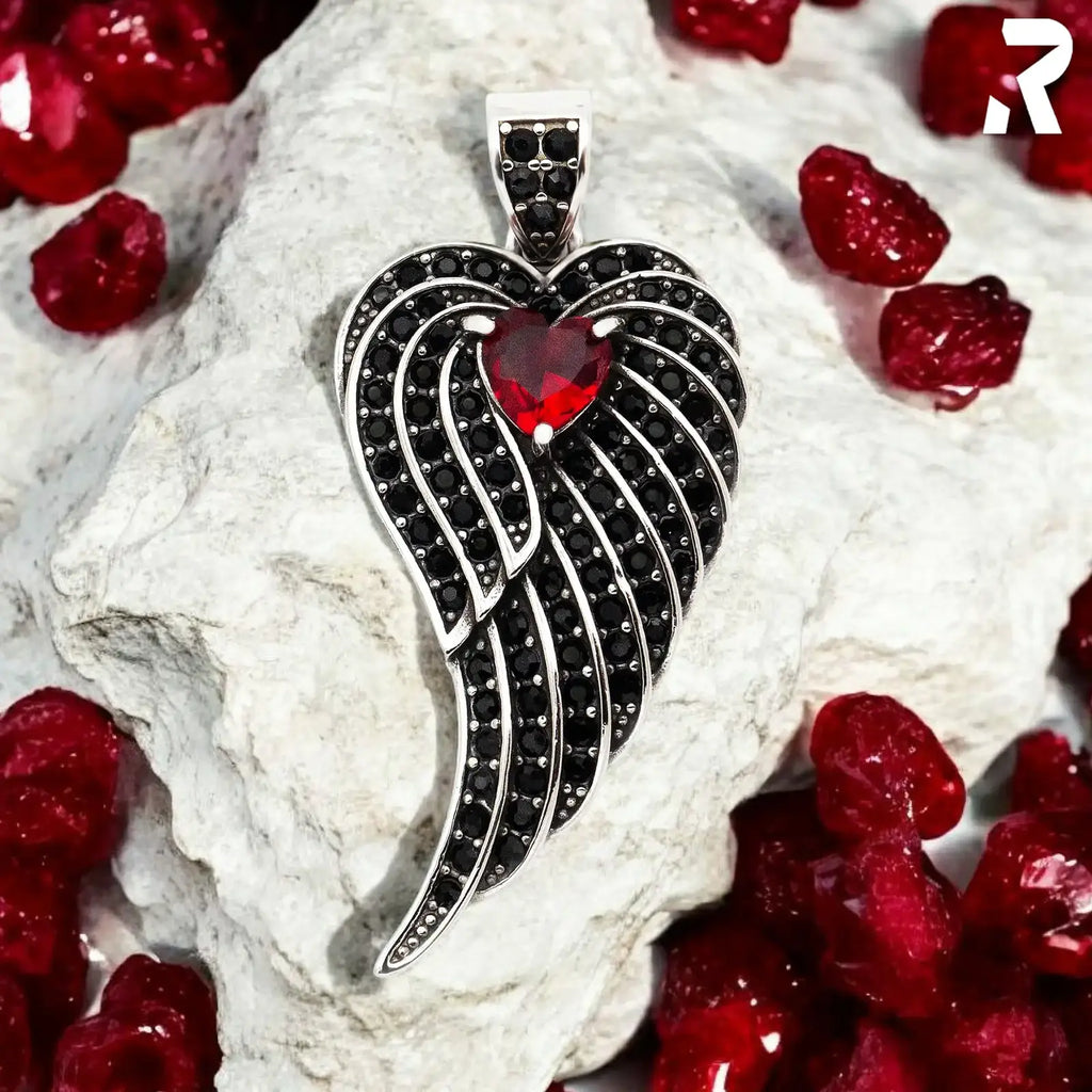 Rockyfy Heart Wing Red by Rockyfy – Edelstahl-Anhänger mit rotem Herzstein MoFa Lounge Künzelsau Hohenlohe Baden Württemberg 6