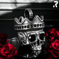 RockyfyEdelstahl Totenkopf Anhänger Dead King by Rockyfy – Rockige Eleganz mit Kristallen MoFa Lounge Künzelsau Hohenlohe Baden Württemberg