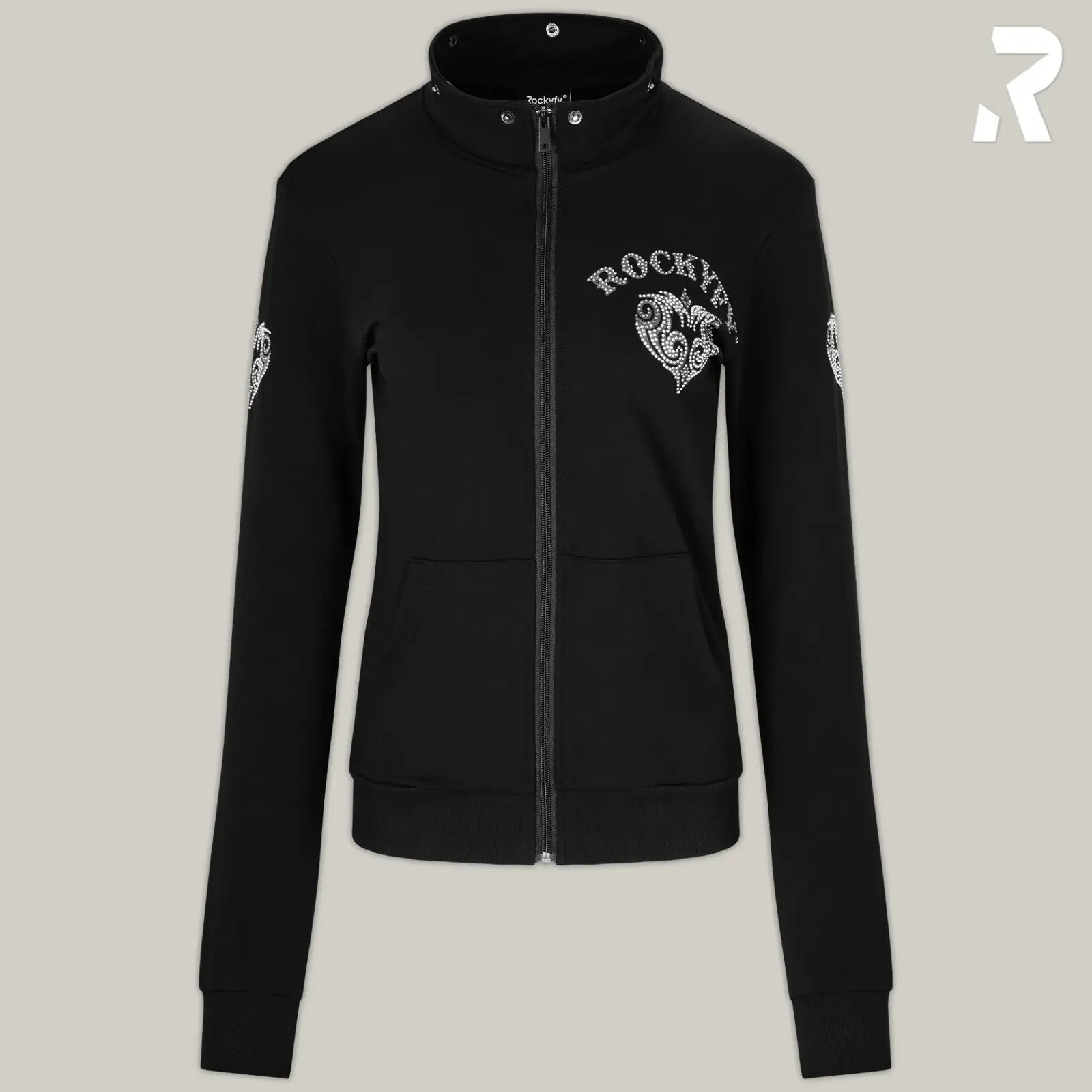 Rockyfy Hoodie Jacket Glamour Angel by Rockyfy (mit Kristall Applikationen) MoFa Lounge Künzelsau Hohenlohe Baden Württemberg 11
