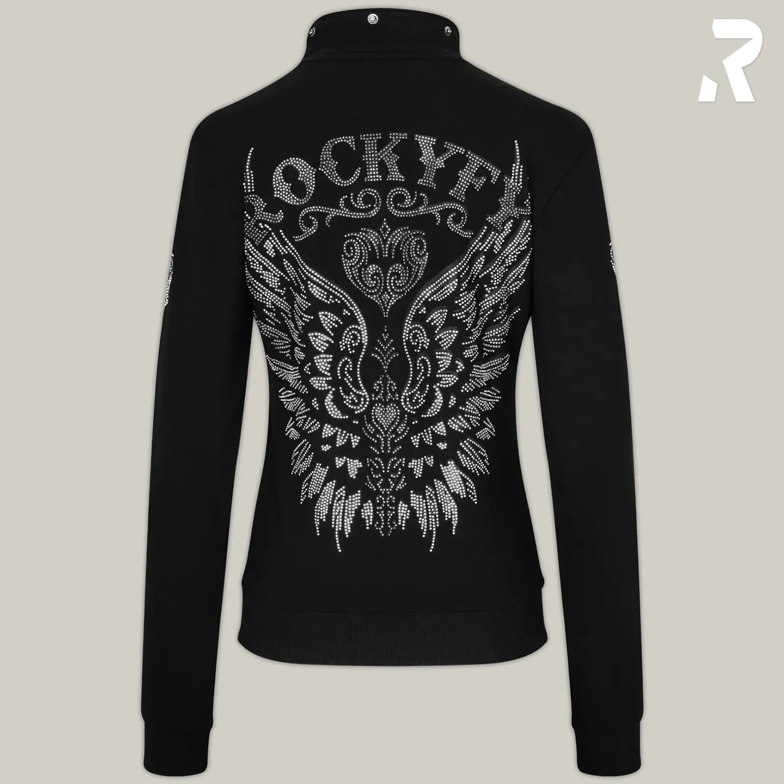 Rockyfy Hoodie Jacket Glamour Angel by Rockyfy (mit Kristall Applikationen) MoFa Lounge Künzelsau Hohenlohe Baden Württemberg 3