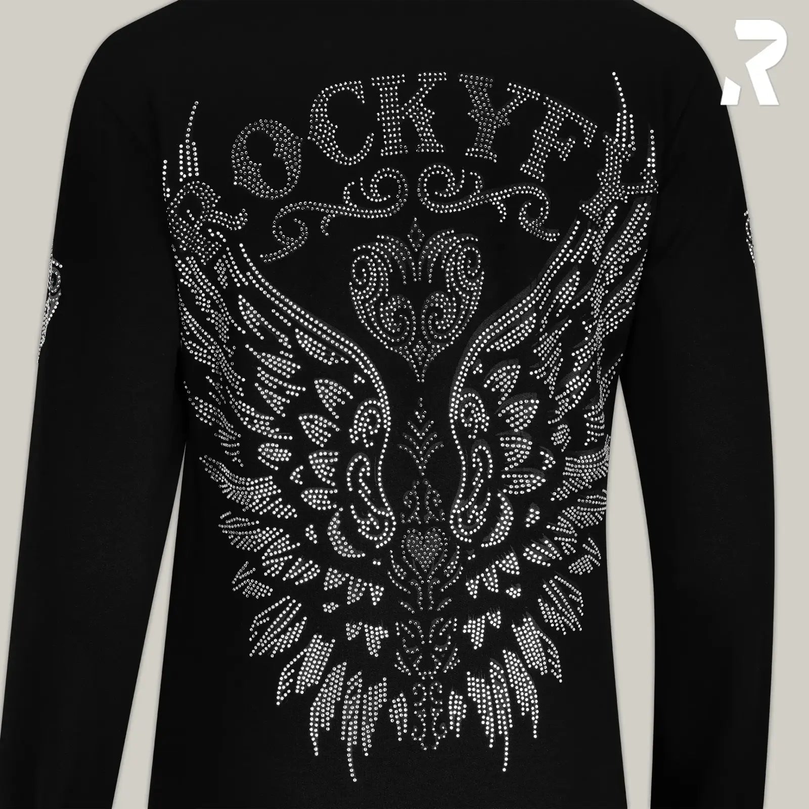 Rockyfy Hoodie Jacket Glamour Angel by Rockyfy (mit Kristall Applikationen) MoFa Lounge Künzelsau Hohenlohe Baden Württemberg 5