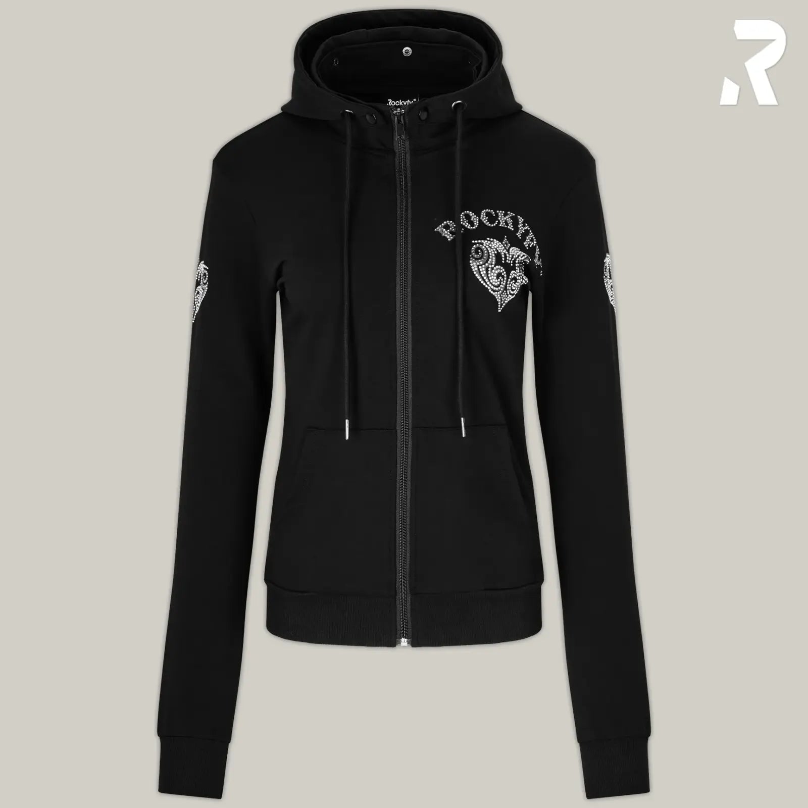Rockyfy Hoodie Jacket Glamour Angel by Rockyfy (mit Kristall Applikationen) MoFa Lounge Künzelsau Hohenlohe Baden Württemberg 8
