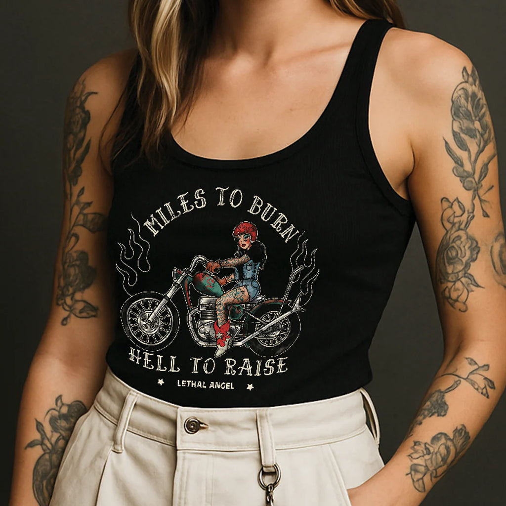 Lethal Threat Miles To Burn Hell To Raise Tank Top Lethal Angel MoFa lounge Künzelsau Hohenlohe Baden Württemberg