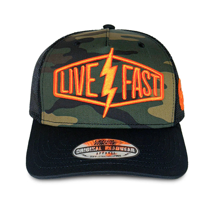 Lethal Threat Live Fast Camo Curved Bill Hat MoFa lounge Künzelsau Hohenlohe Baden Württemberg