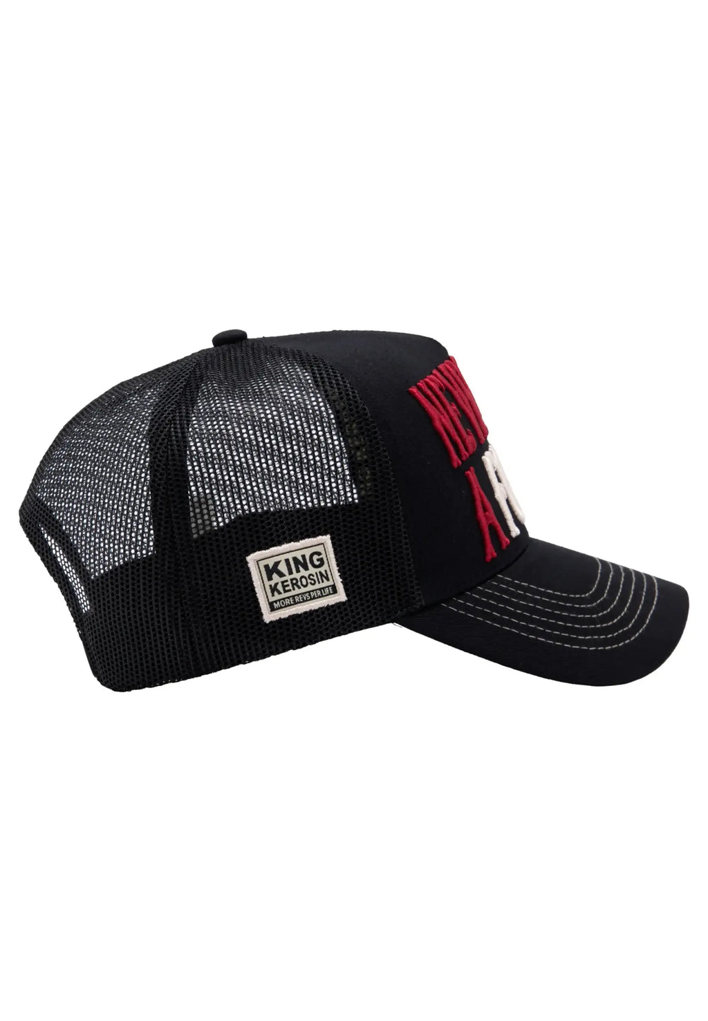 King Kerosin Trucker Cap ‘Never Fuck a Fucker’ in Schwarz MoFa Lounge Künzelsau Hohenlohe Baden Württemberg 2
