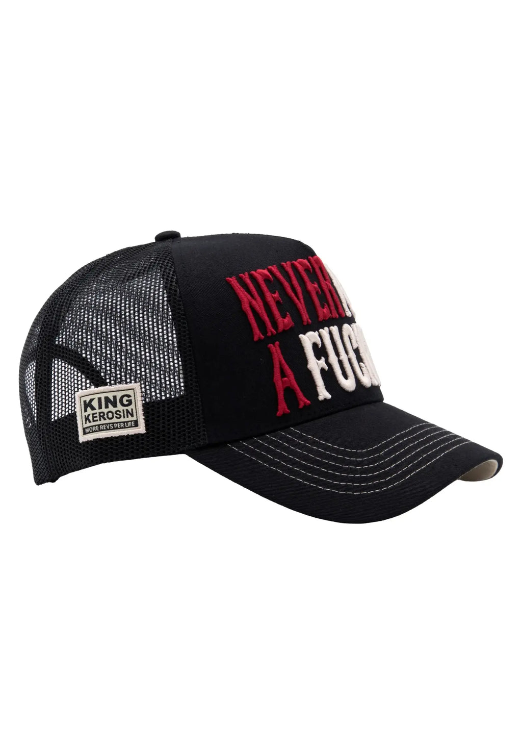 King Kerosin Trucker Cap ‘Never Fuck a Fucker’ in Schwarz MoFa Lounge Künzelsau Hohenlohe Baden Württemberg 4