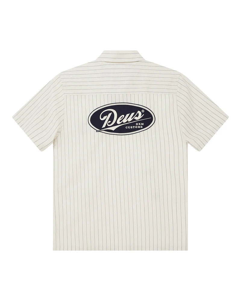 Deus ex Machina Forecourt Stripe Shirt MoFa Lounge Künzelsau Hohenlohe Baden Württemberg 1