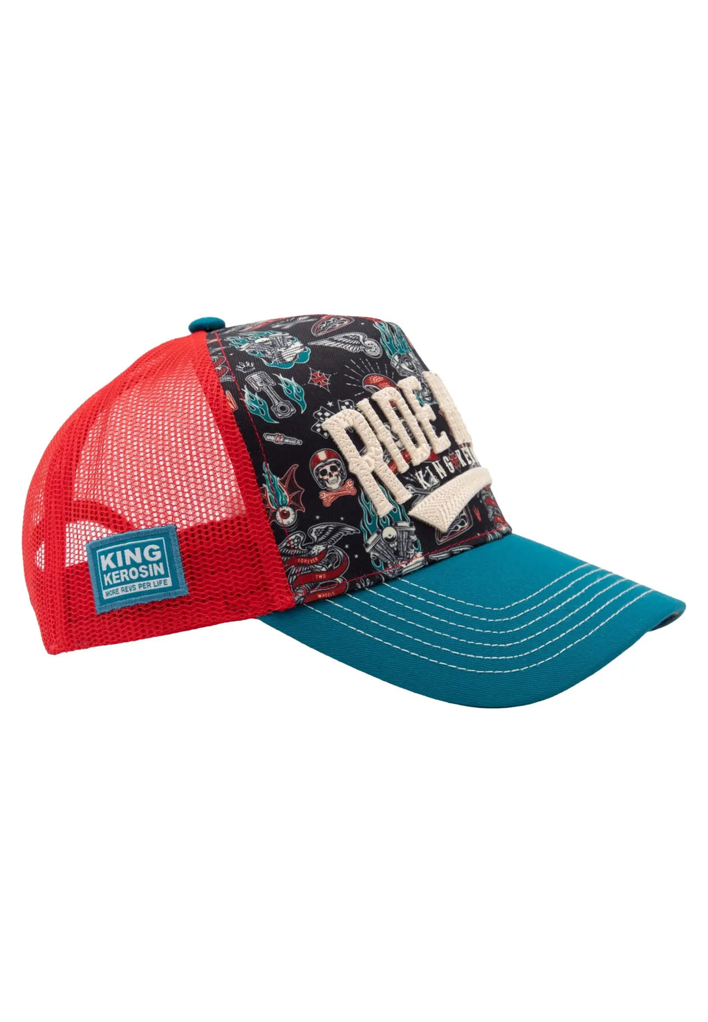 King Kerosin Trucker Cap ‘Ride Hard’ in Schwarz MoFa Lounge Künzelsau Hohenlohe Baden Württemberg 4