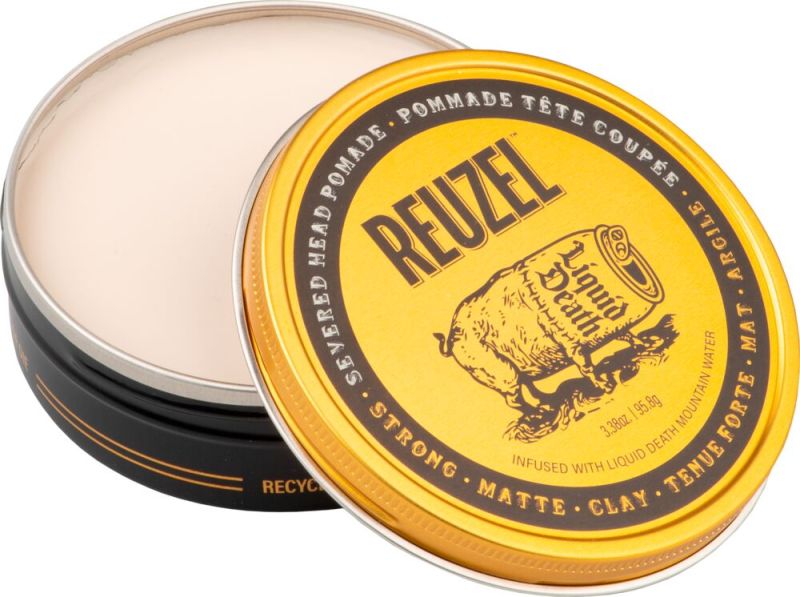 Reuzel x Liquid Death SEVERED HEAD Pomade MoFa Lounge Künzelsau Hohenlohe Baden Württemberg 1