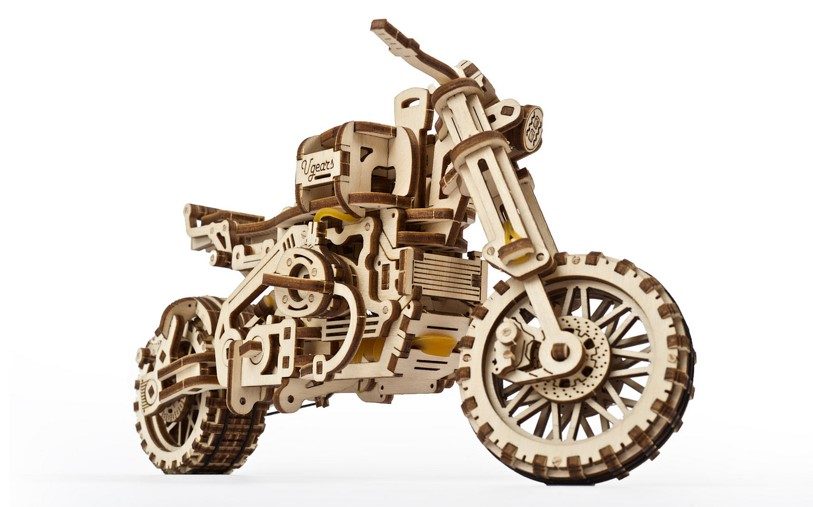 Ugears-Motorcycle-Scrambler-UGR-10-with-sidecar-DSC0027 Mofa Lounge Künzelsau Hohenlohe Baden Württemberg 12