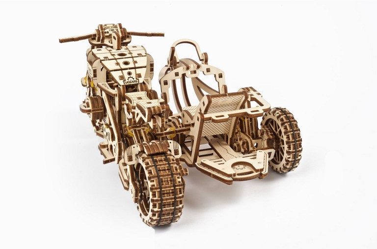 Ugears-Motorcycle-Scrambler-UGR-10-with-sidecar-DSC0027 Mofa Lounge Künzelsau Hohenlohe Baden Württemberg 6