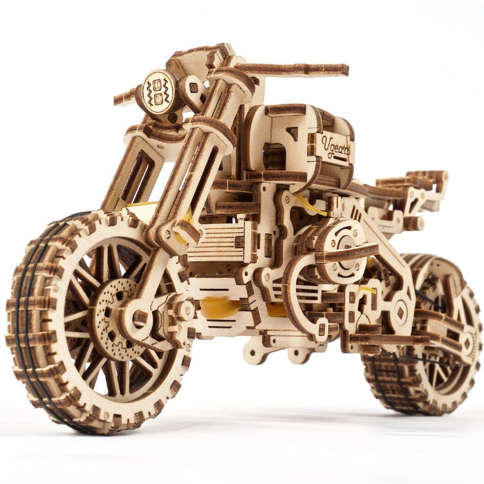 Ugears-Motorcycle-Scrambler-UGR-10-with-sidecar-DSC0027 Mofa Lounge Künzelsau Hohenlohe Baden Württemberg