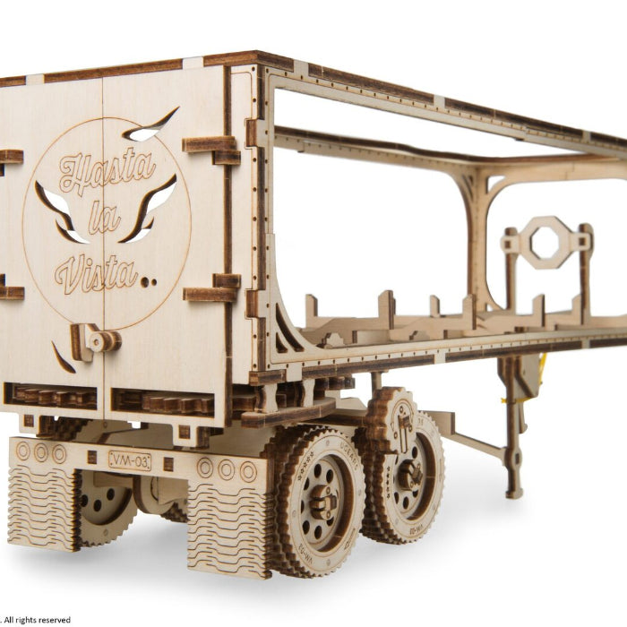Ugears Heavy Boy Truck VM-03 Trailer model kit