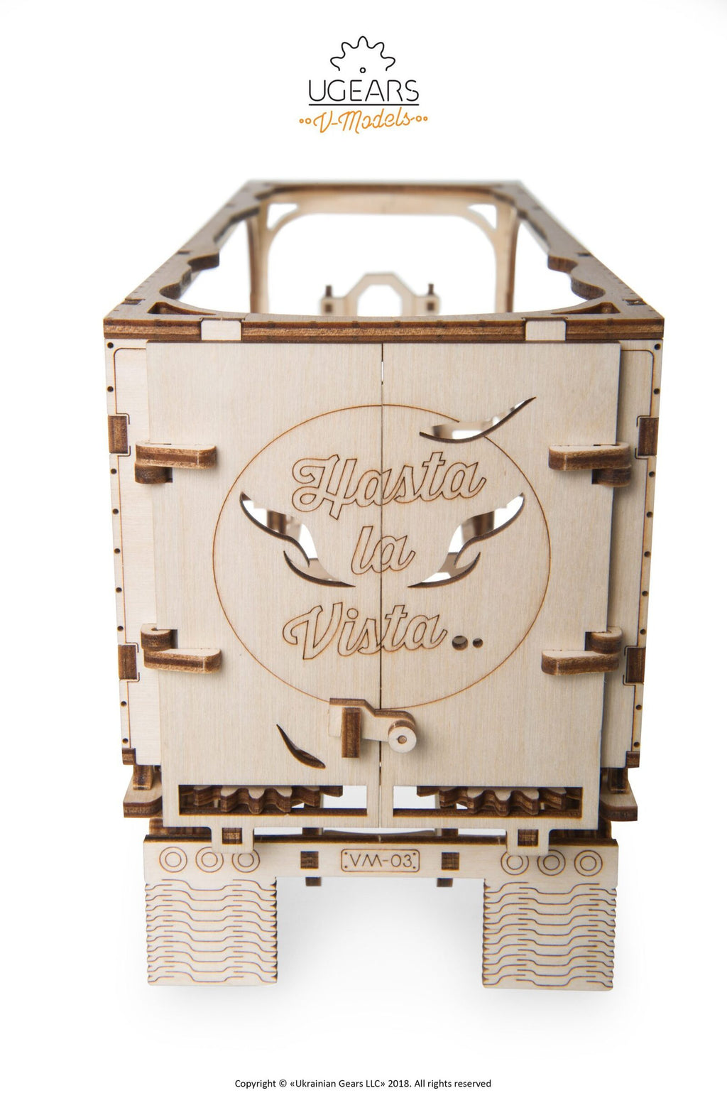 Ugears Heavy Boy Truck VM-03 Trailer model kit