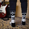 Age of Glory Checkers Socken Schwarz / Naturweiß