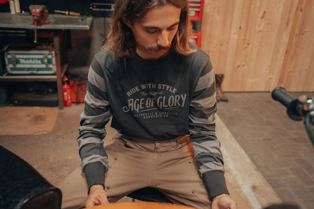 Age of Glory Original LS Tee Washed Black / Grey