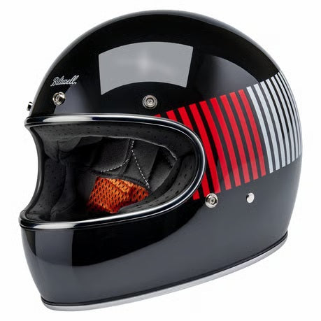 Biltwell Gringo RWB Raceflow Helmet black