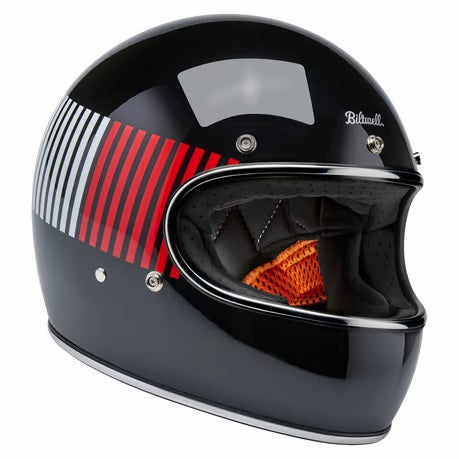 Biltwell Gringo RWB Raceflow Helmet black