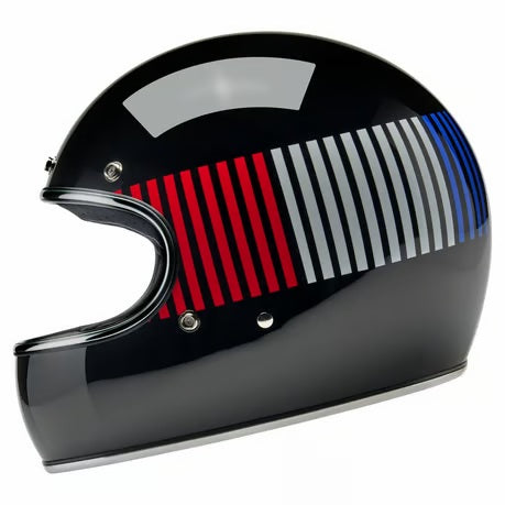 Biltwell Gringo RWB Raceflow Helmet black