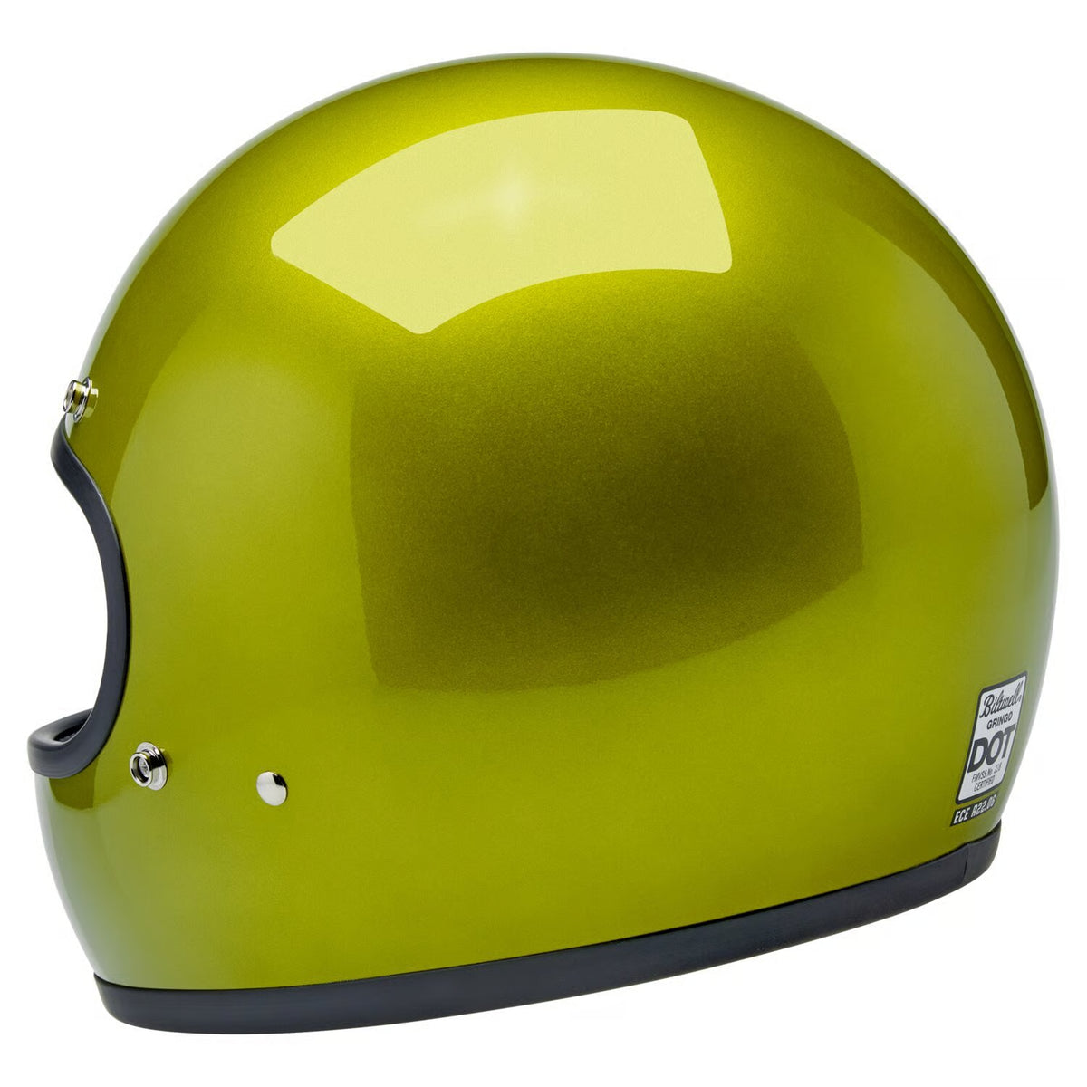 Biltwell Gringo helmet Metallic Lime