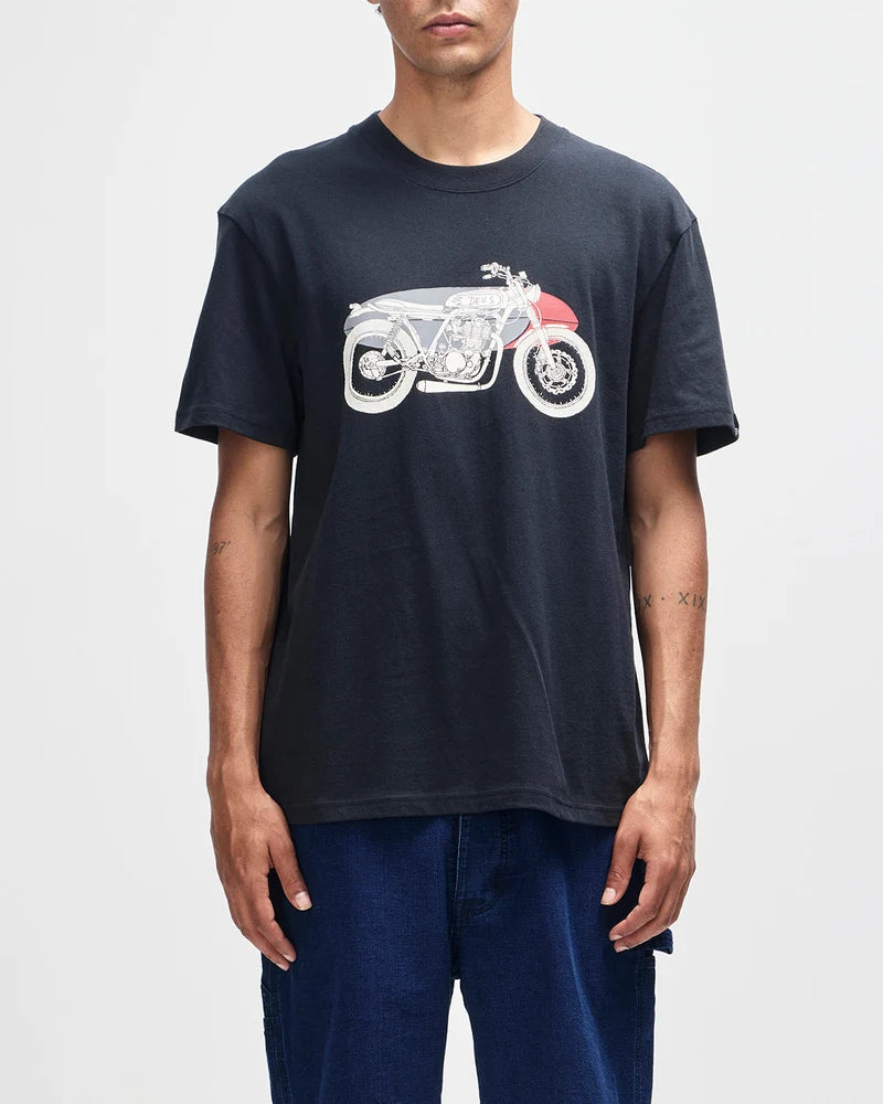 Deus ex Machina Drovers Dog Tee Black