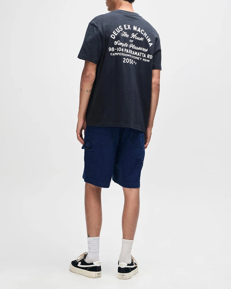 Deus ex Machina Drovers Dog Tee Black