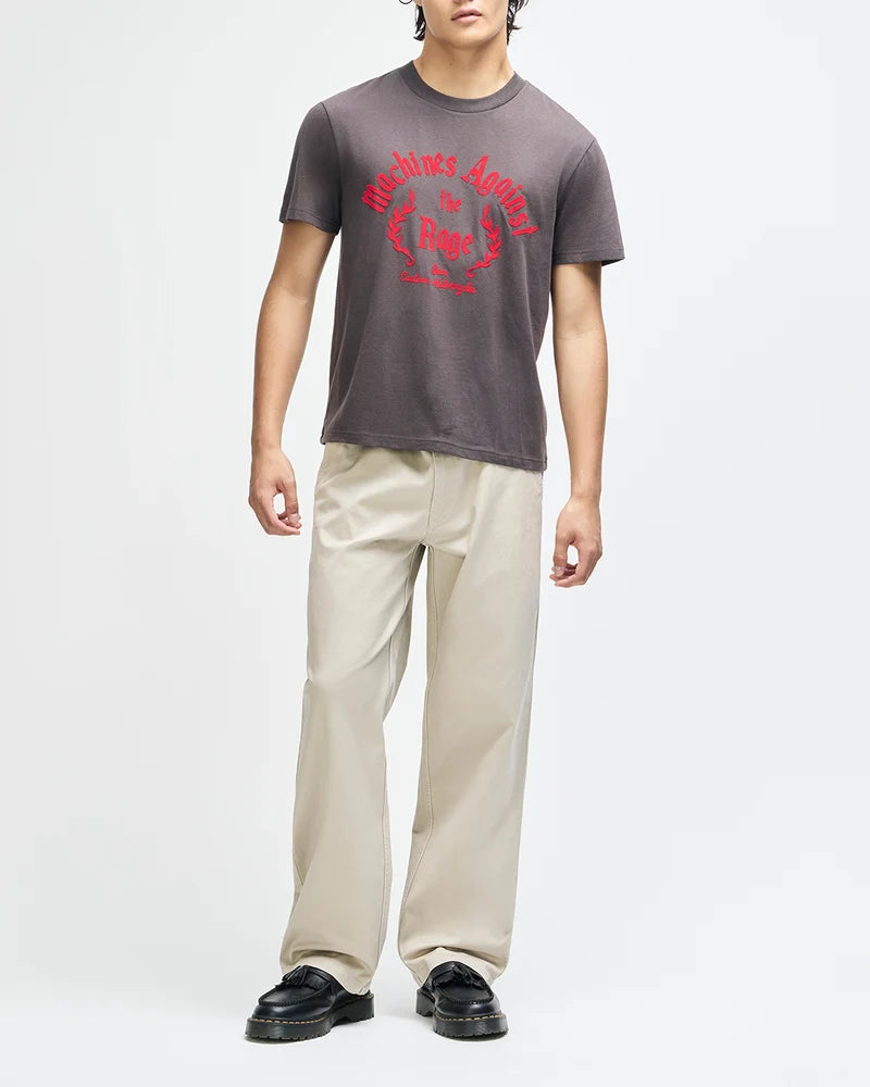 Deus ex Machina Empire Tee Anthracite Grey