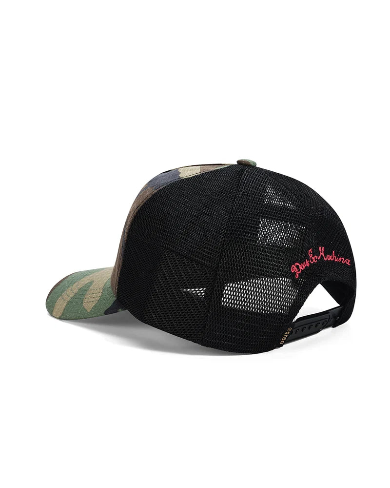 Deus ex Machina Paris Camo Shield Cap