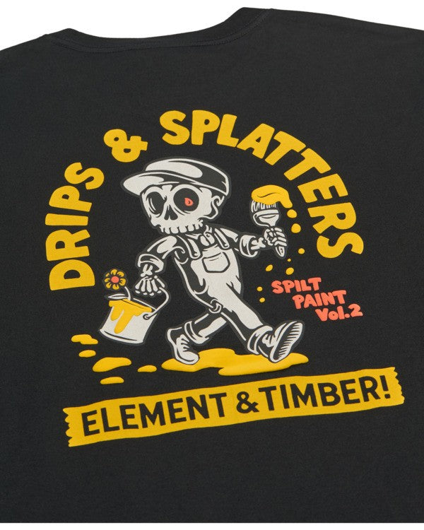 Elements TShirt Timber Drips black