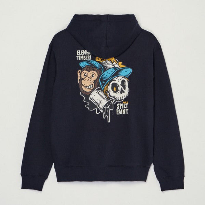 Elements Timber Flow Männer Schwarz Kapuzenpulli