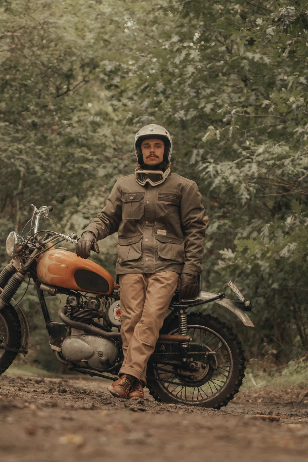 Age of Glory Escape Waxed Cotton Jacket Army Green