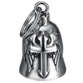 Glocke Motorrad Mocy Bell Guardian Engelsflügel aus Stahl Schwarz Titanium