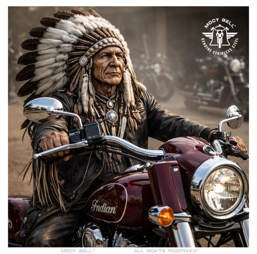 Glocke Motorrad Mocy Bell Indian Chief Motorradglocke – Gremlin Bell
