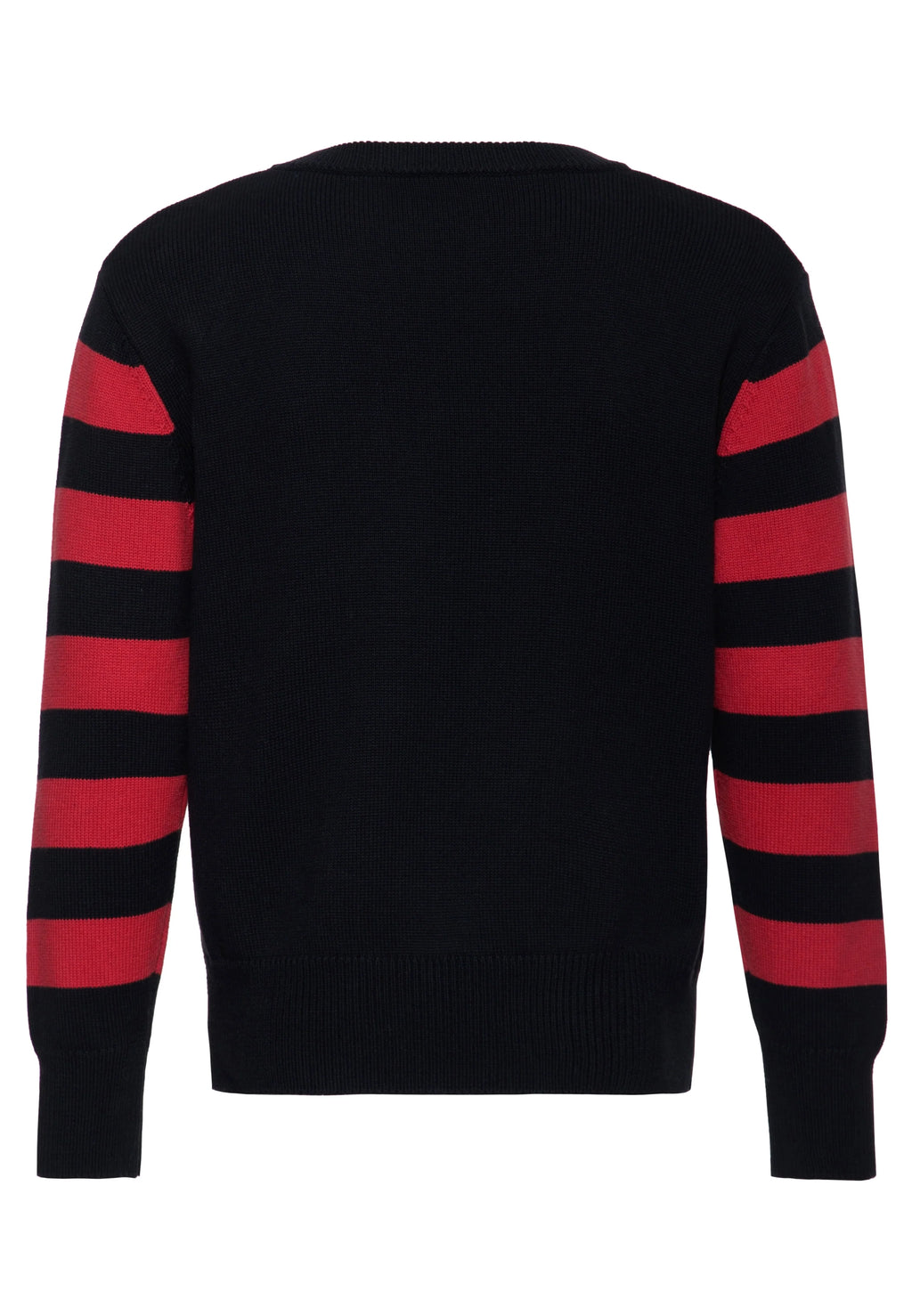 King Kerosin Herren Strickpullover "Speedway Racers" in Black & Red