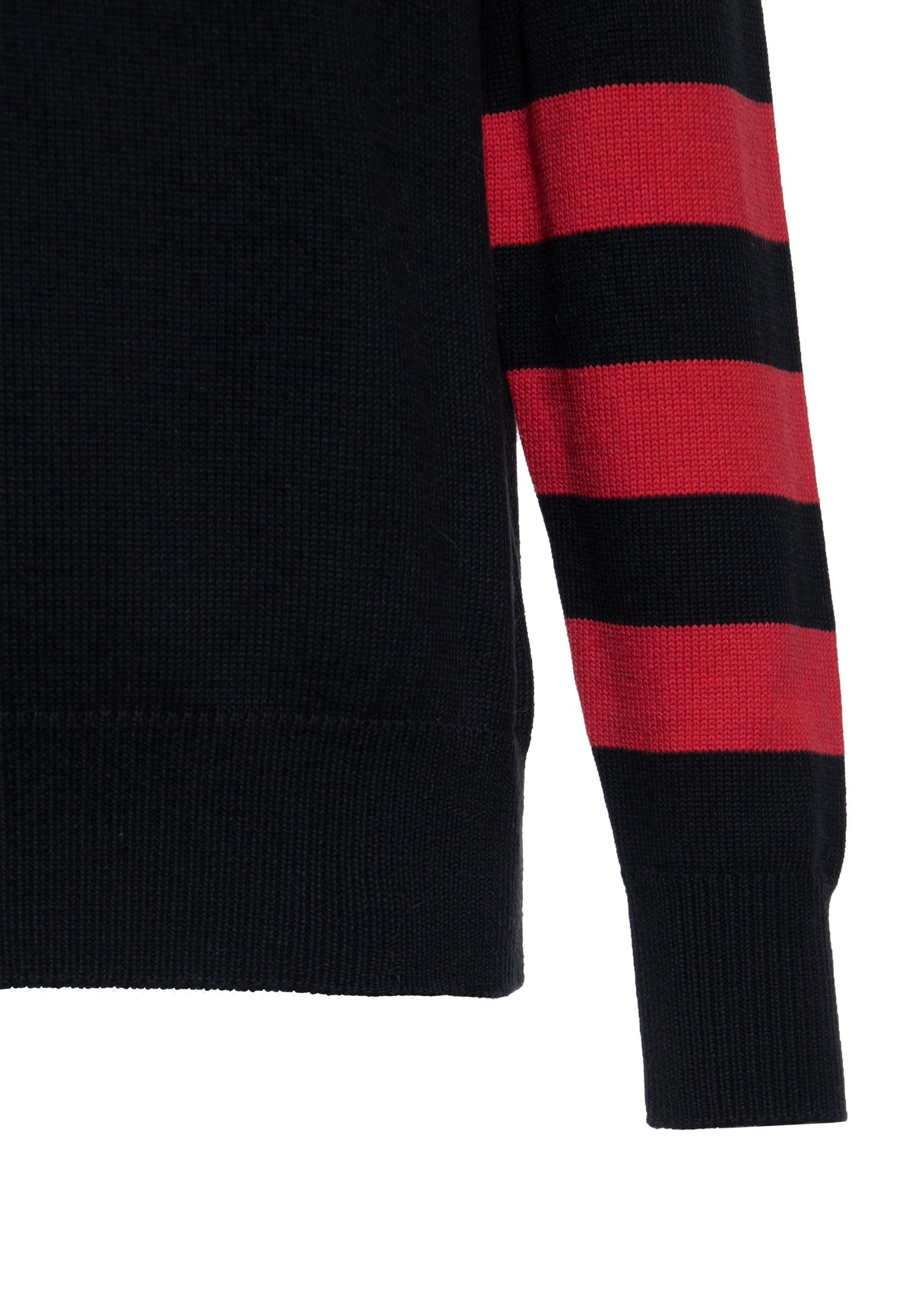 King Kerosin Herren Strickpullover "Speedway Racers" in Black & Red