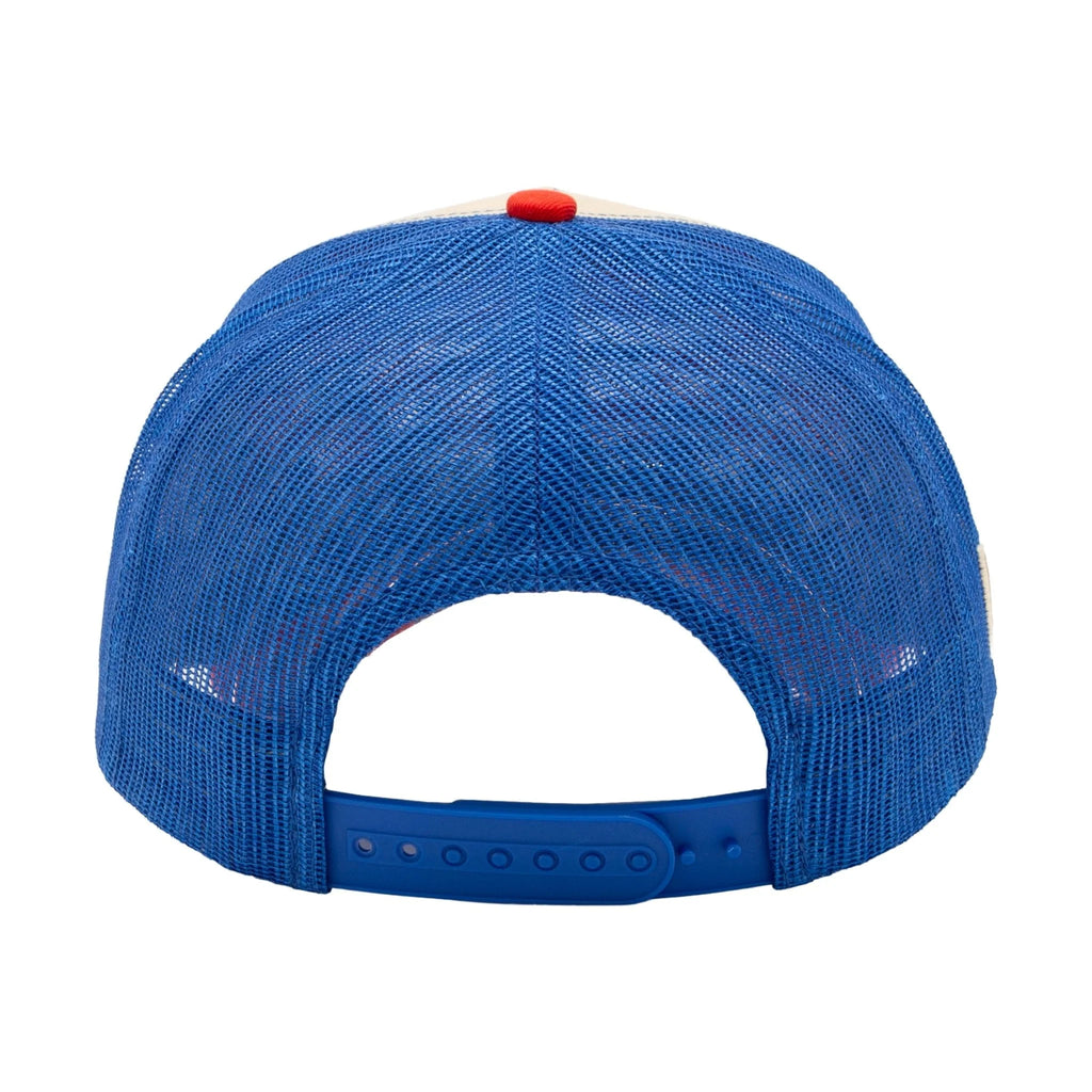 King Kerosin Herren Trucker Cap "Adrenaline Rush" in Red & Blue