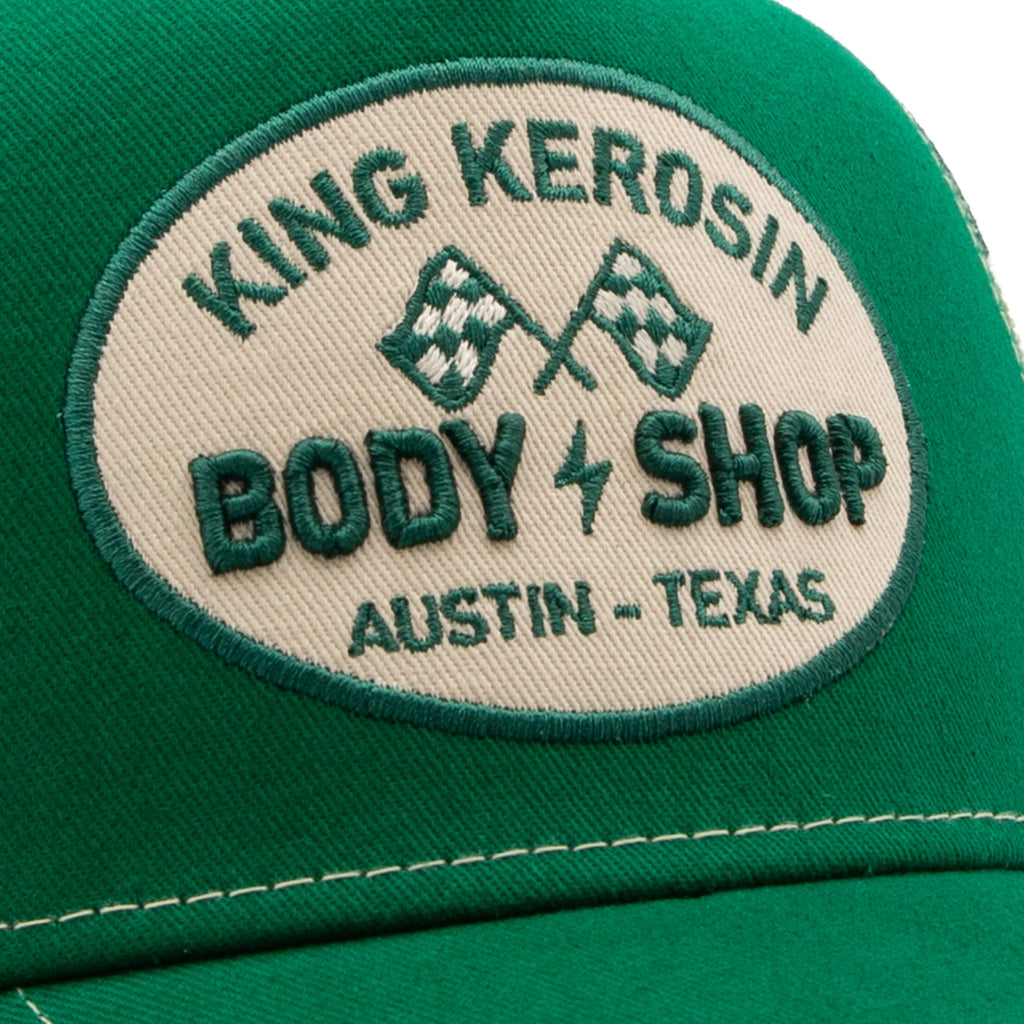 King Kerosin Herren Trucker Cap "Body Shop" in Green