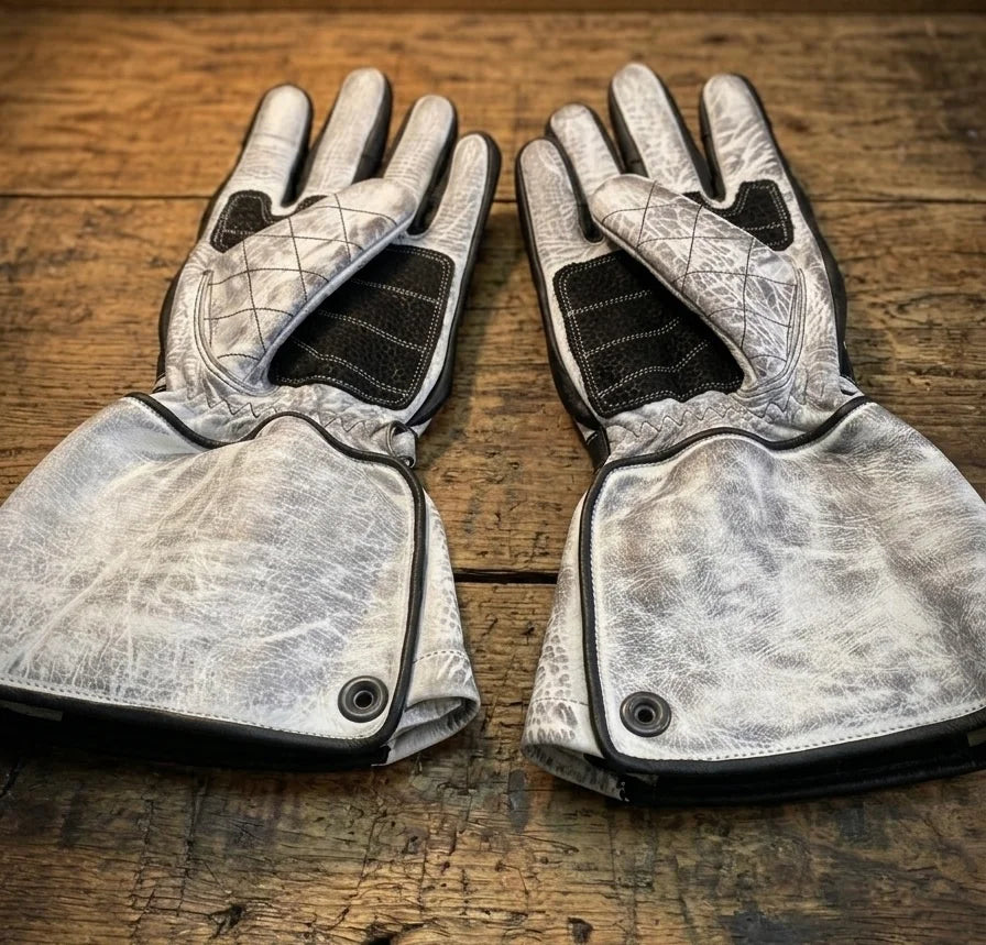 Hold Fast SHIRO ONI WEISSE LEDERHANDSCHUHE