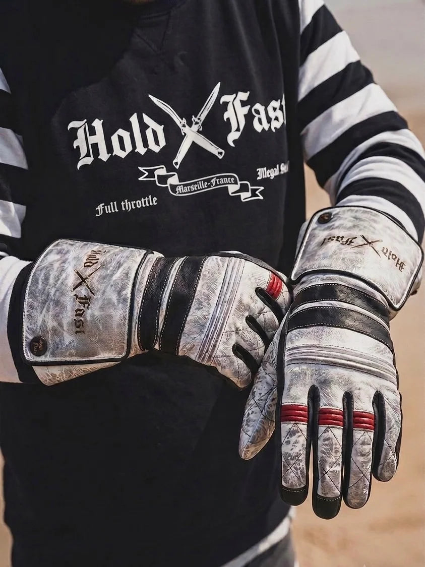 Hold Fast SHIRO ONI WEISSE LEDERHANDSCHUHE