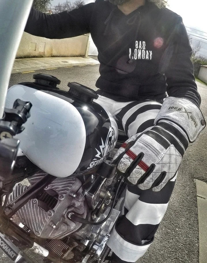Hold Fast SHIRO ONI WEISSE LEDERHANDSCHUHE