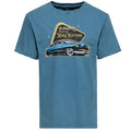 King Kerosin HERREN OILWASHED T-SHIRT "DETROIT GREASER"