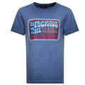 King Kerosin T-Shirt 'It's Fucking Time To Ride' in Blau