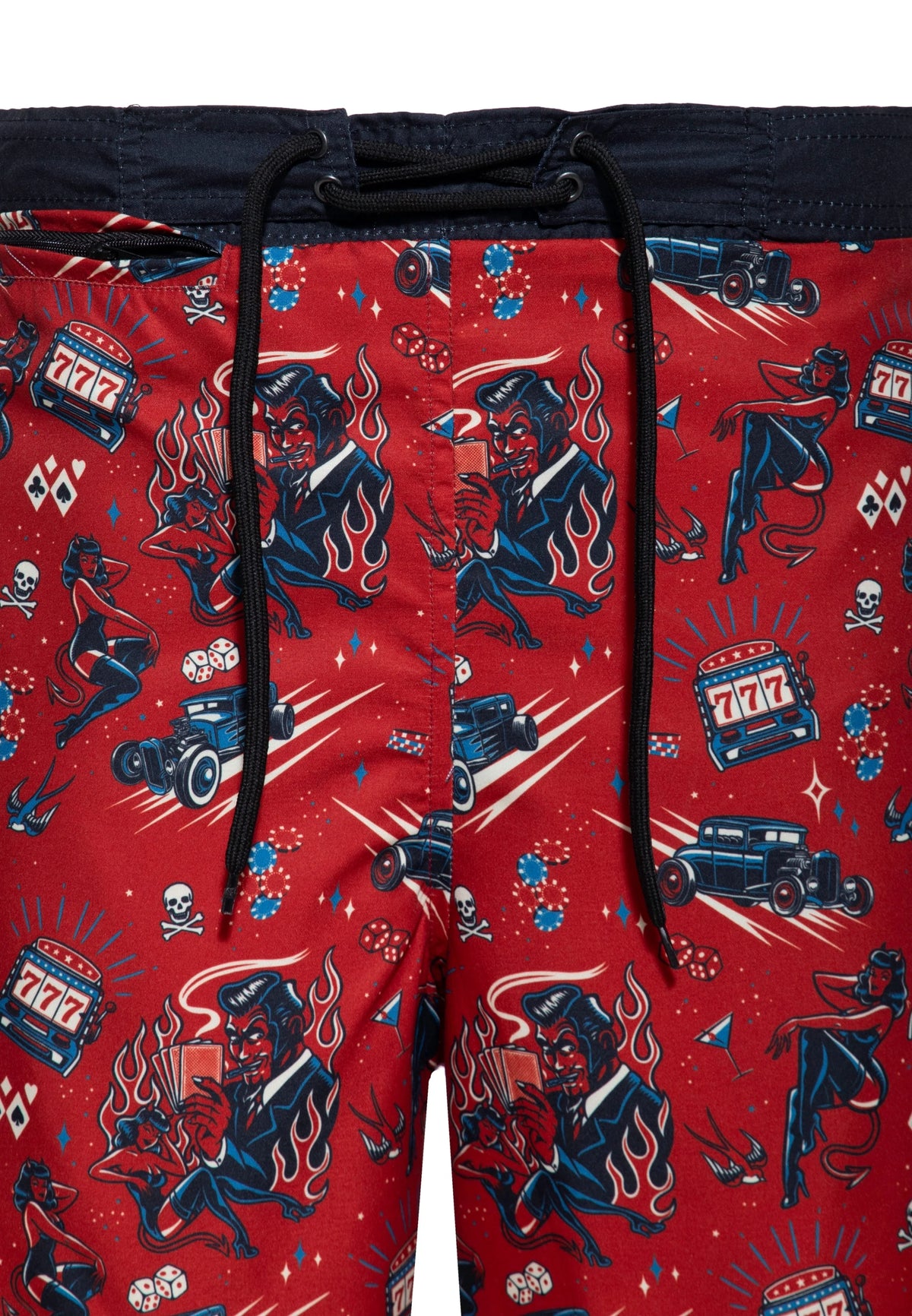 King Kerosin Badeshorts «Rockabilly Devil»