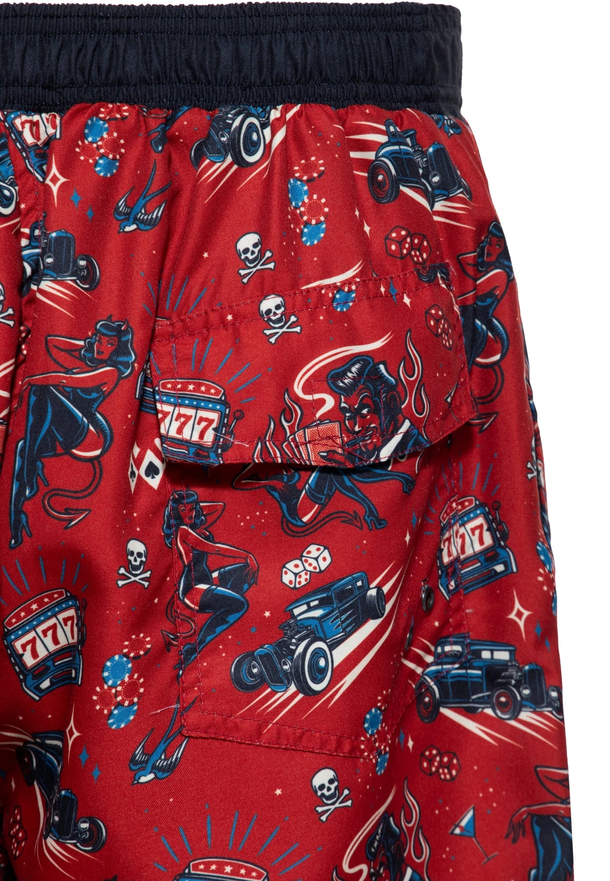 King Kerosin Badeshorts «Rockabilly Devil»