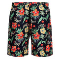 King Kerosin Badeshorts mit Hawaii-Print