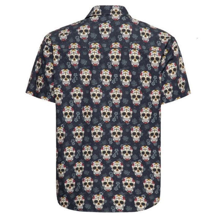 King Kerosin HEMD «CALAVERA» (schwarz)