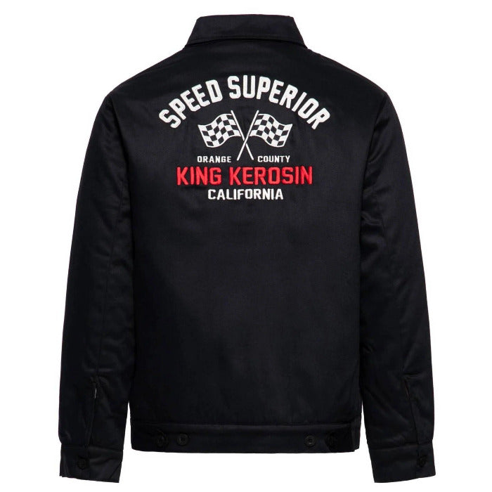 King Kerosin Herren 50 er Gabardine Jacket "Speed Superior"