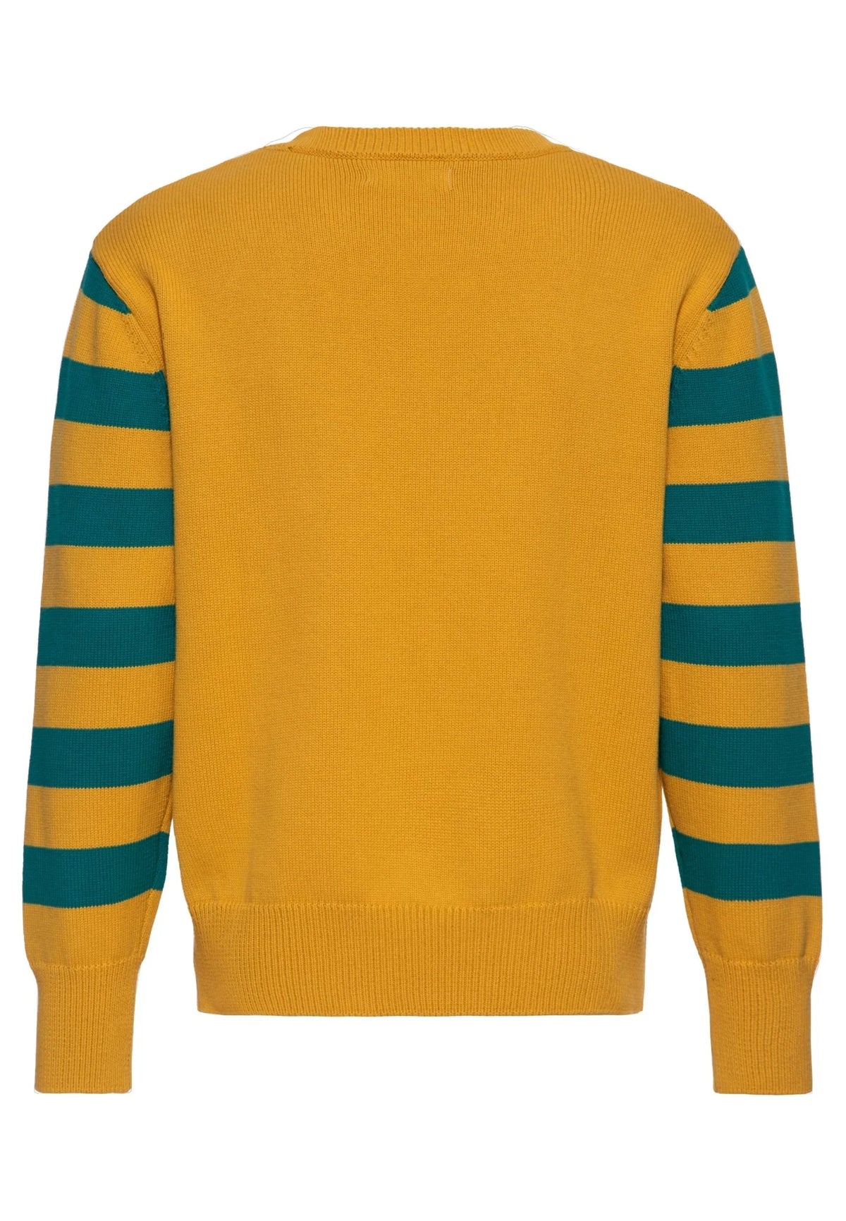 King Kerosin Herren Strickpullover "Speedway Racers" in Dark Senf